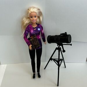 Astrophysicist/ Astronomer Career Barbie Doll (all pictured items included)